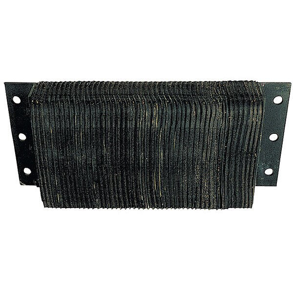 Dock Bumper, 10x4-1/2x8-1/2 In., Rubber