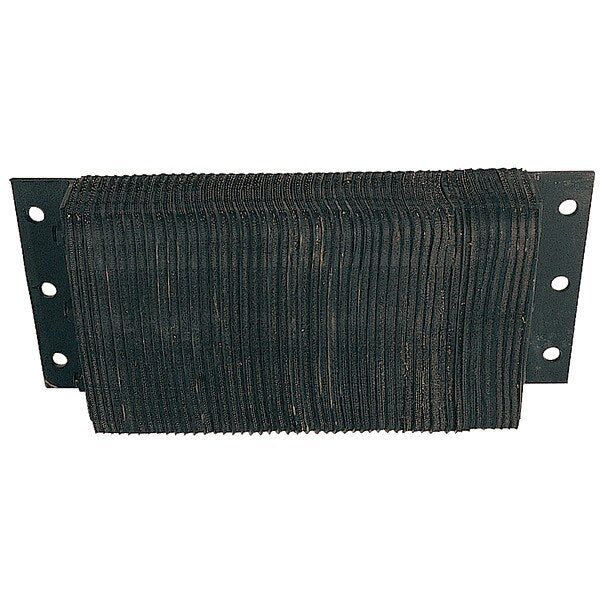 Dock Bumper, 12x4-1/2x32-3/4 In., Rubber