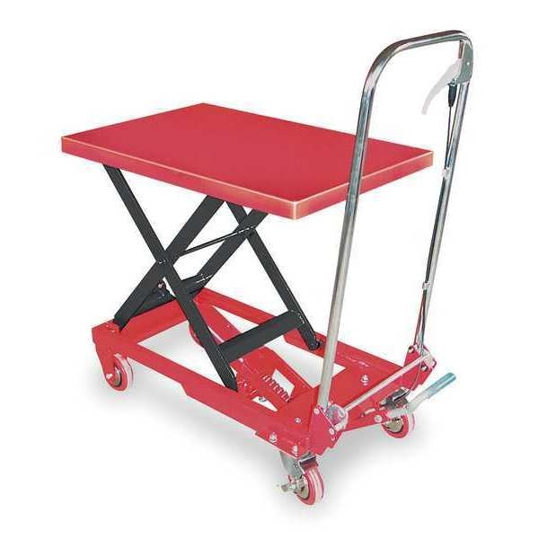 Scissor Lift Table, 400 lb. Cap, 17-5/8