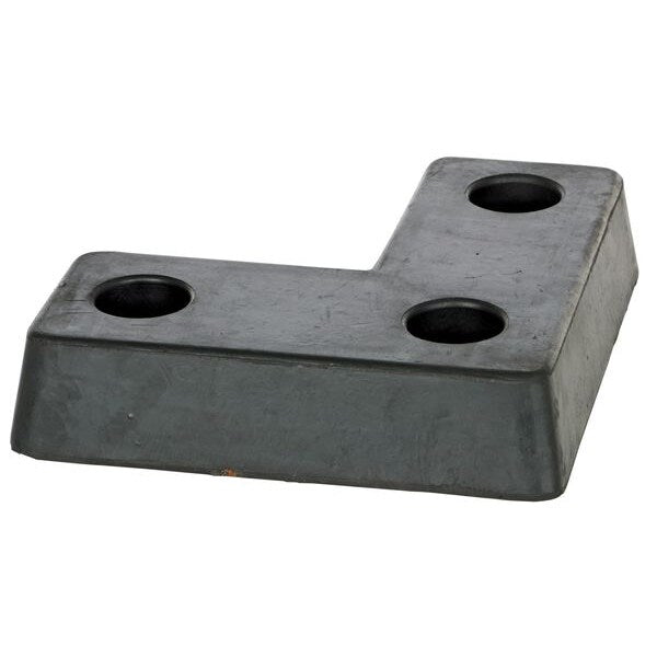 Dock Bumper, 18 x 4 x 18 In, Rubber