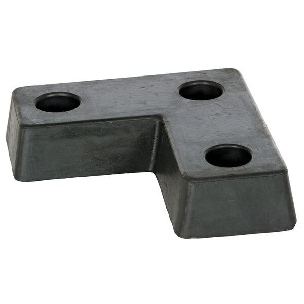Dock Bumper, 18 x 4 x 18 In, Rubber
