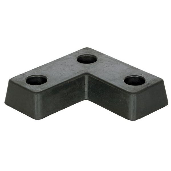 Dock Bumper, 18 x 4 x 18 In, Rubber