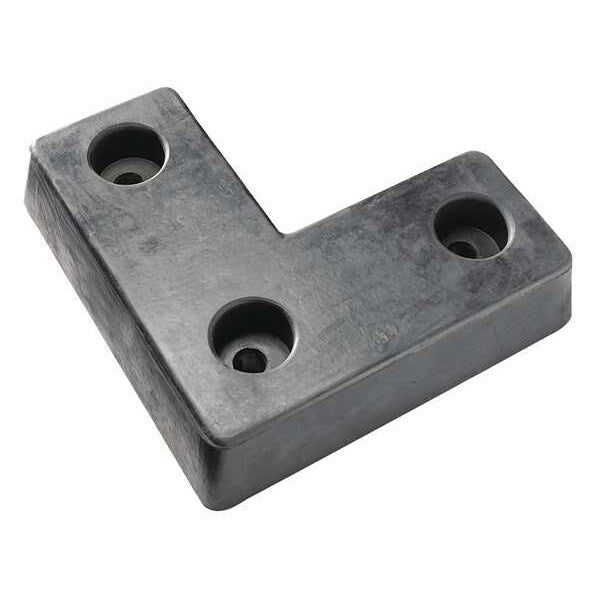 Dock Bumper, 18 x 4 x 18 In, Rubber