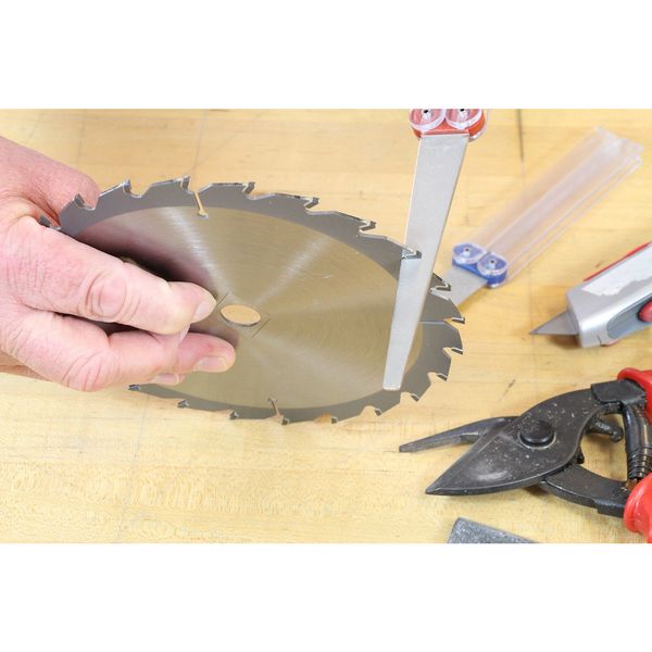 Sharpening File, Flat, Dia, Red, Fine
