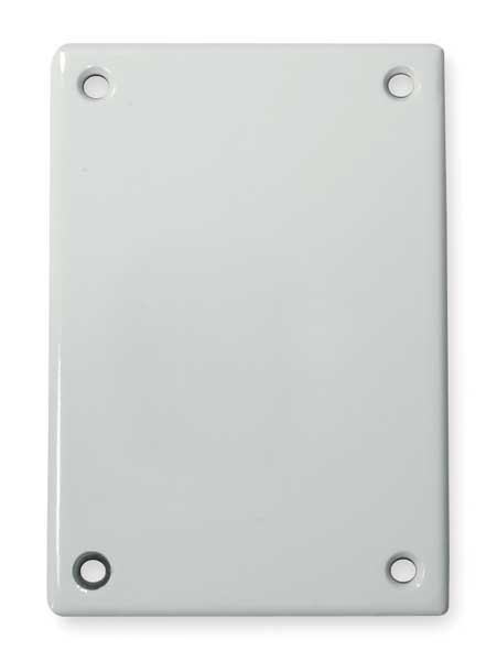 Security Series, Number of Gangs: 1-Gang Steel, Zinc Plated, Powder Finish, White