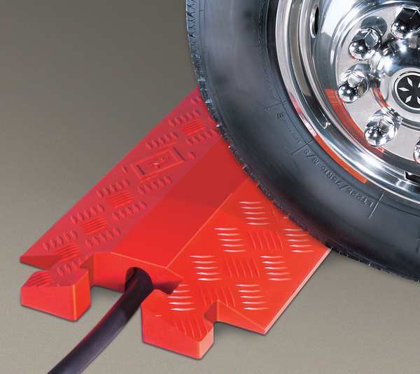 Cable Protector, Split Top, 1 Channel, 3ft.