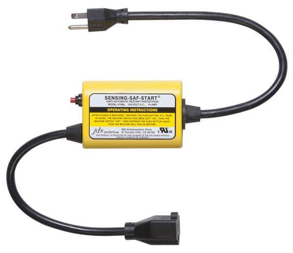 Power Cord, 5-15P, SJTO, 2.1 ft., Blk, 15A, 14/3