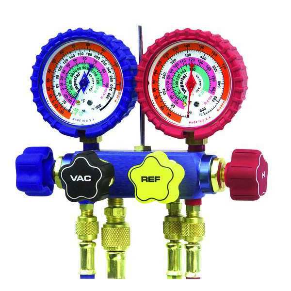 Mechanical Manifold Gauge Set, 4-Valve