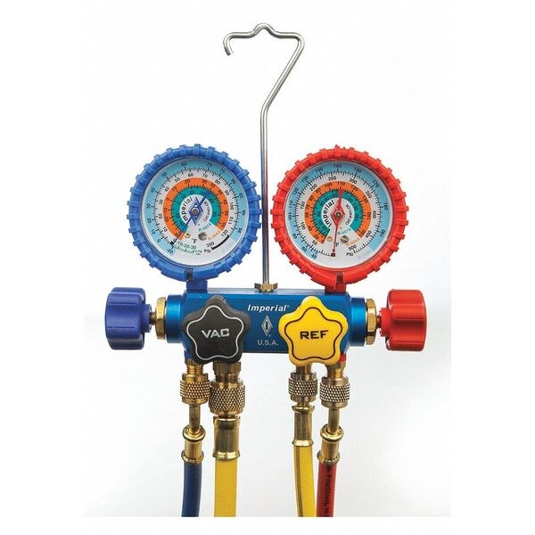 Mechanical Manifold Gauge Set, 4-Valve