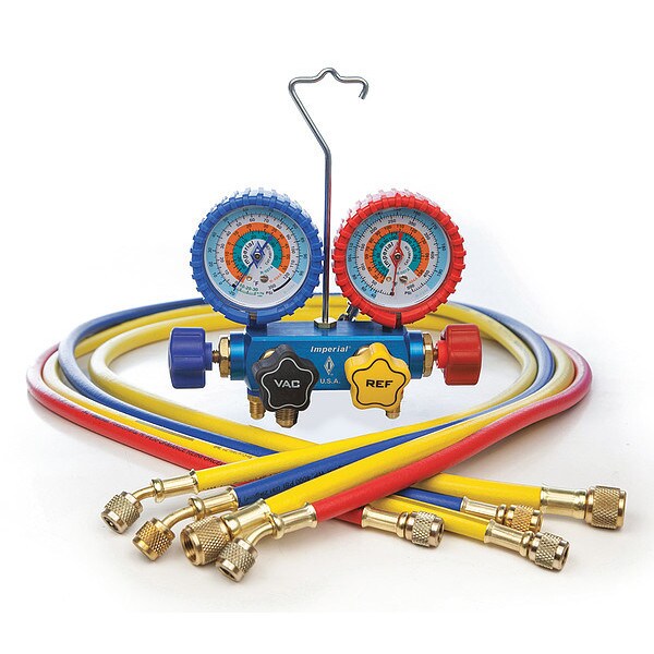 Mechanical Manifold Gauge Set, 4-Valve