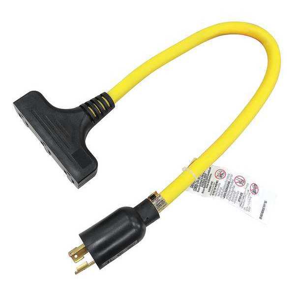 Locking Cord Adapter, 15A, L5-20, 5-15