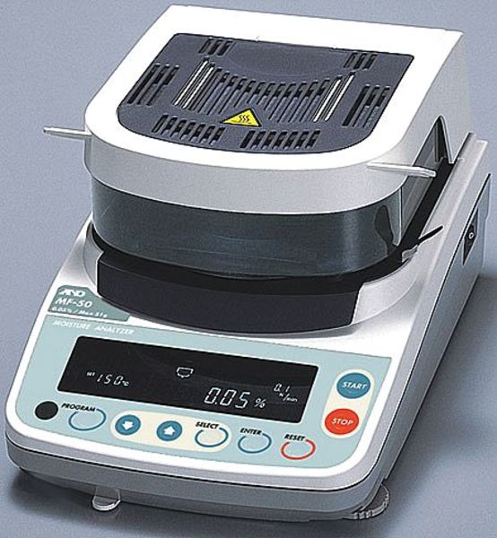 Moisture Analyzer 51g Capacity, 0.001g Readability