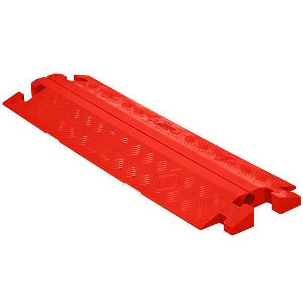 Cable Protector, Split Top, 1 Channel, 3ft.