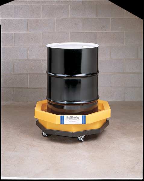 Drum Tray Dolly, 800 lb., 5 In. H