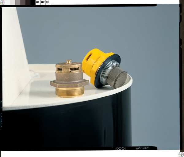 DRUM VENT, DUAL ACTION, BRASS