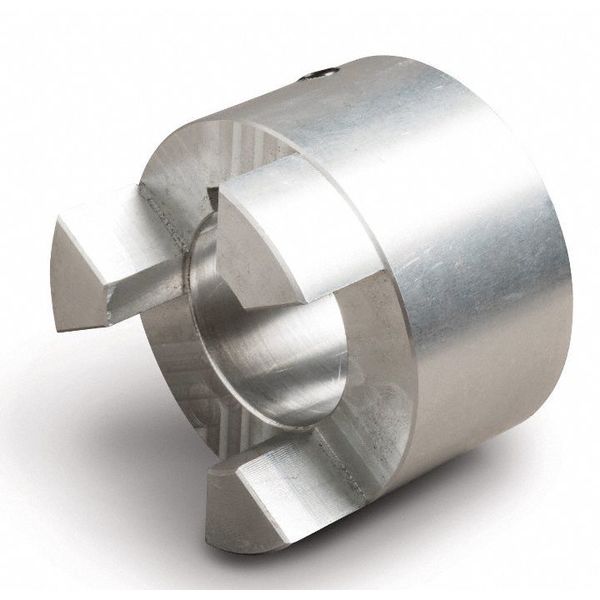 L-Jaw Coupling Hub, AL075, Aluminum, 1/2