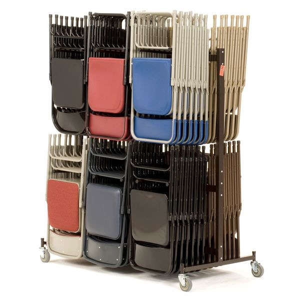 Folding Chair Dolly, 1300 lb. Load Capacity, Holds 84 Chairs