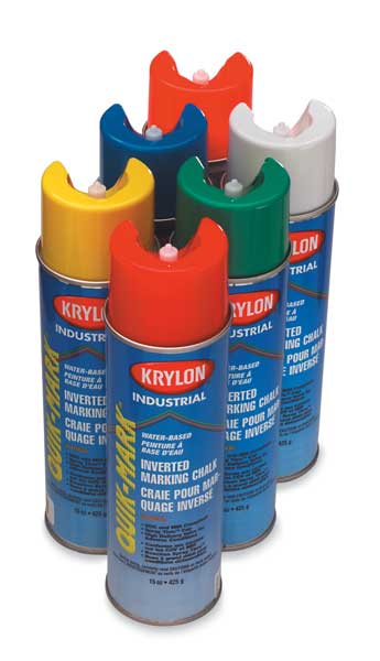 Inverted Marking Chalk, Orange, 15 oz.