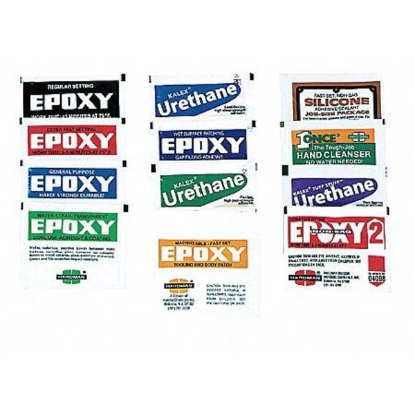 Epoxy Adhesive, Silver, 1:01 Mix Ratio, 4 hr Functional Cure, Packet