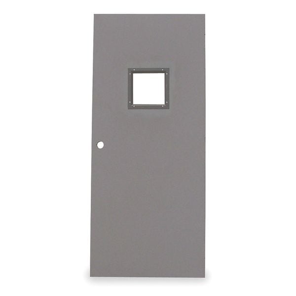 Vision Lite Hollow Steel  Door, 84 in H, 36 in W, 1 3/4 in Thick, 16-gauge, Type: 2