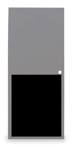 Flush Steel Door, 84 in H, 36 in W, 1 3/4 in Thick, 18-gauge, Type: 3