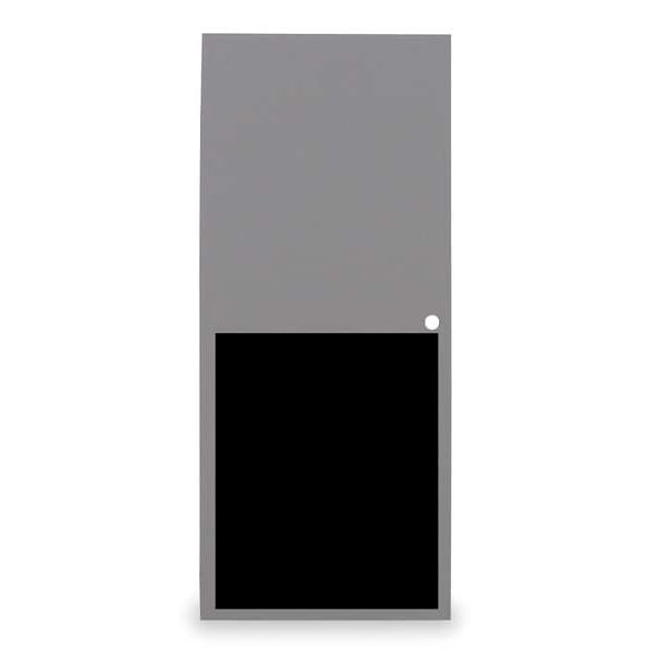 Flush Steel Door, 80 in H, 36 in W, 18-gauge, Type: 1