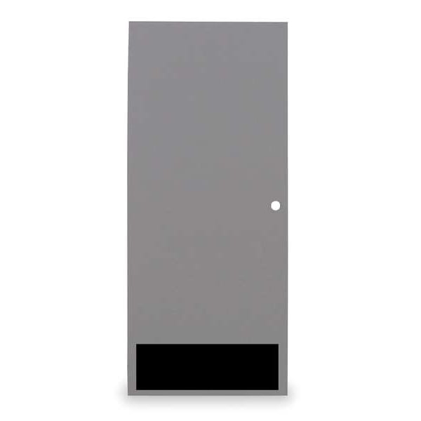 Flush Steel Door, 80 in H, 36 in W, 18-gauge, Type: 1