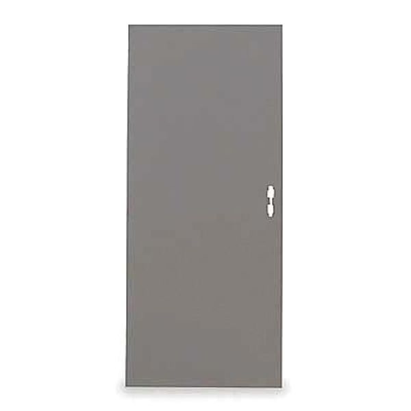 Flush Steel Door, 84 in H, 36 in W, 1 3/4 in Thick, 16-gauge, Type: 1