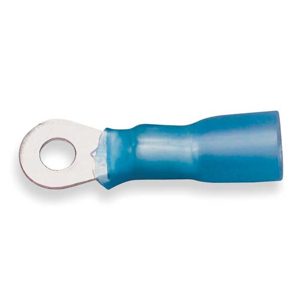 16-14 AWG Heat-Shrink Ring Terminal 1/4