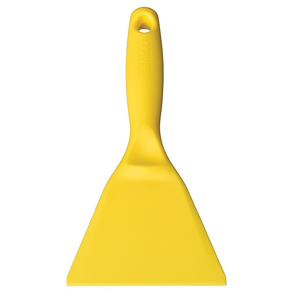 Large Hand Scraper, Yellow, 4x9-3/4 In.