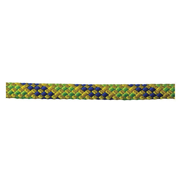 Climbing Rope, PES, 1/2 In. dia., 150 ft. L