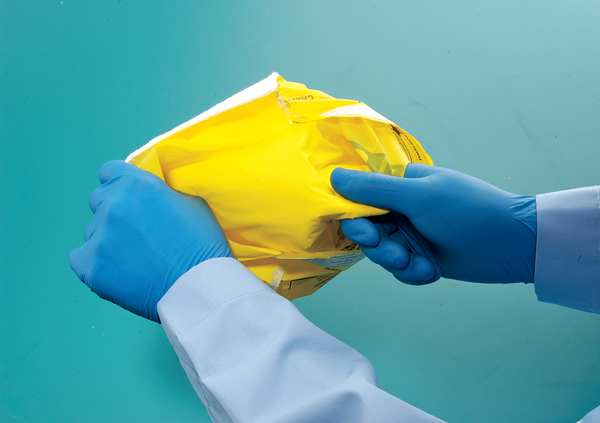 Chemo Waste Bags, 1 gal., Yellow, PK25
