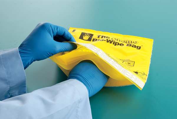 Chemo Waste Bags, 1 gal., Yellow, PK25