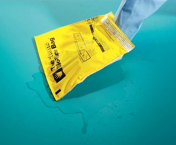 Chemo Waste Bags, 1 gal., Yellow, PK25