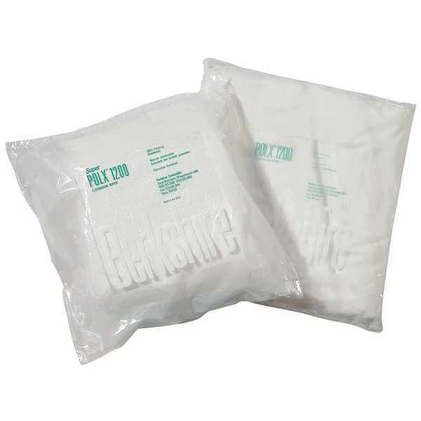 Dry Wipe, White, Pack, Polyester, 1 PK, 150 Wipes, 9 in x 9 in