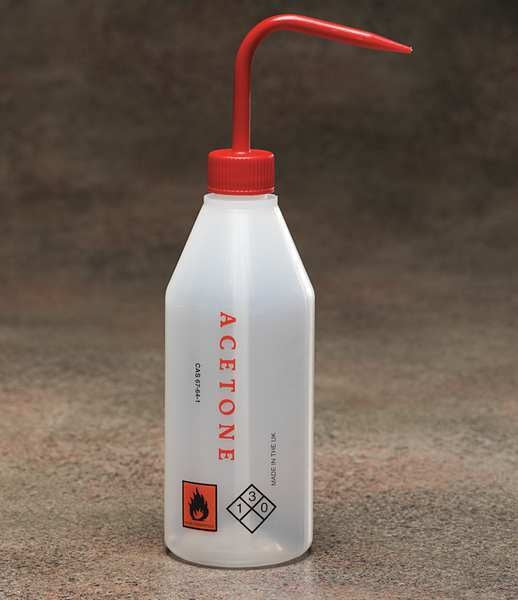 Translucent 500mL Wash Bottle, 5 Pack