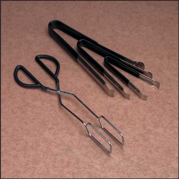 Pom Tongs, KoolTouch(r), 6 in., 20 ga. SS