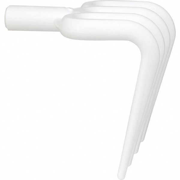 Hygienic Rake, White, Polypropylene
