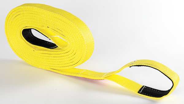 Tow Strap, Nylon, 10,700 lb., 2in., 20 ft.