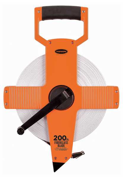 200 ft./60m Tape Measure, 1/2 in Blade