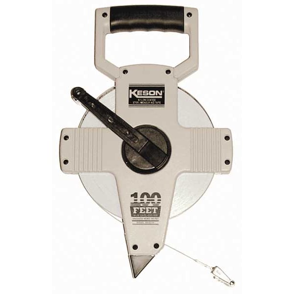 100 ft Engineer's Tape Measure, 3/8 in Blade