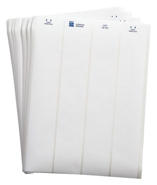 Laser Printable Label, White, Labels/Roll: 10,000