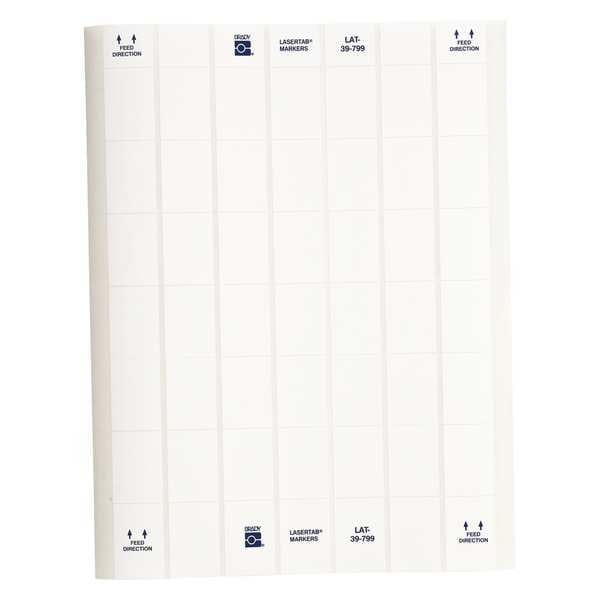 Label, 1 In. W, 1-7/16 In. L, Nylon, PK1000