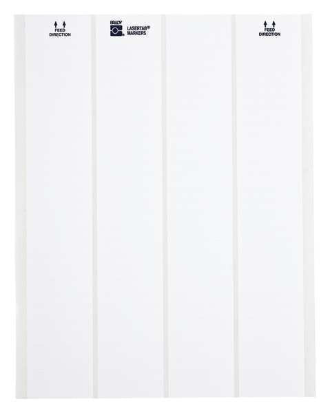 Label, 1 In. W, 1 In. L, Polyester, PK1000
