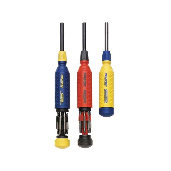 Phillips, Square, Star, Slot Bit 8 1/2 in, Drive Size: 1/4 in , Num. of pieces:8