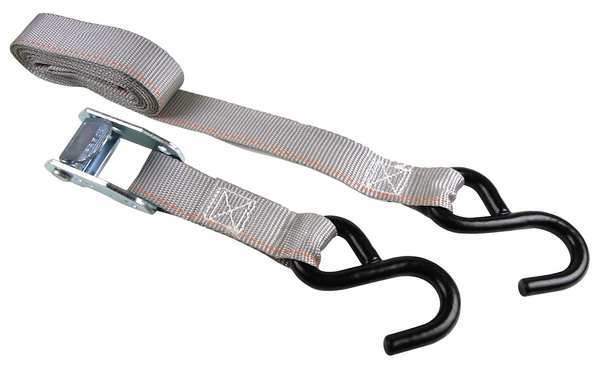 Tie-Down, Cam Buckle, 10ft x 1In, 300lb, PK4