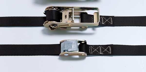 Tie Down Strap, Ratchet, Poly, 15 ft.