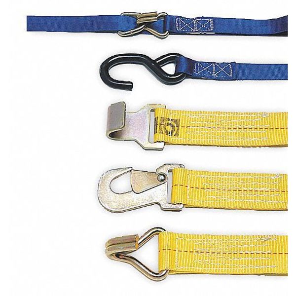 Tie Down Strap, Ratchet, Poly, 15 ft.
