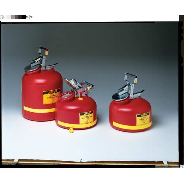 Disposal Can, 5 Gal., Red, Polyethylene