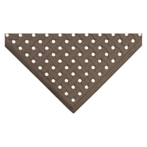Drainage Holes Static Dissipative Floor Mat 24 in W x 3 ft L, 5/8 In